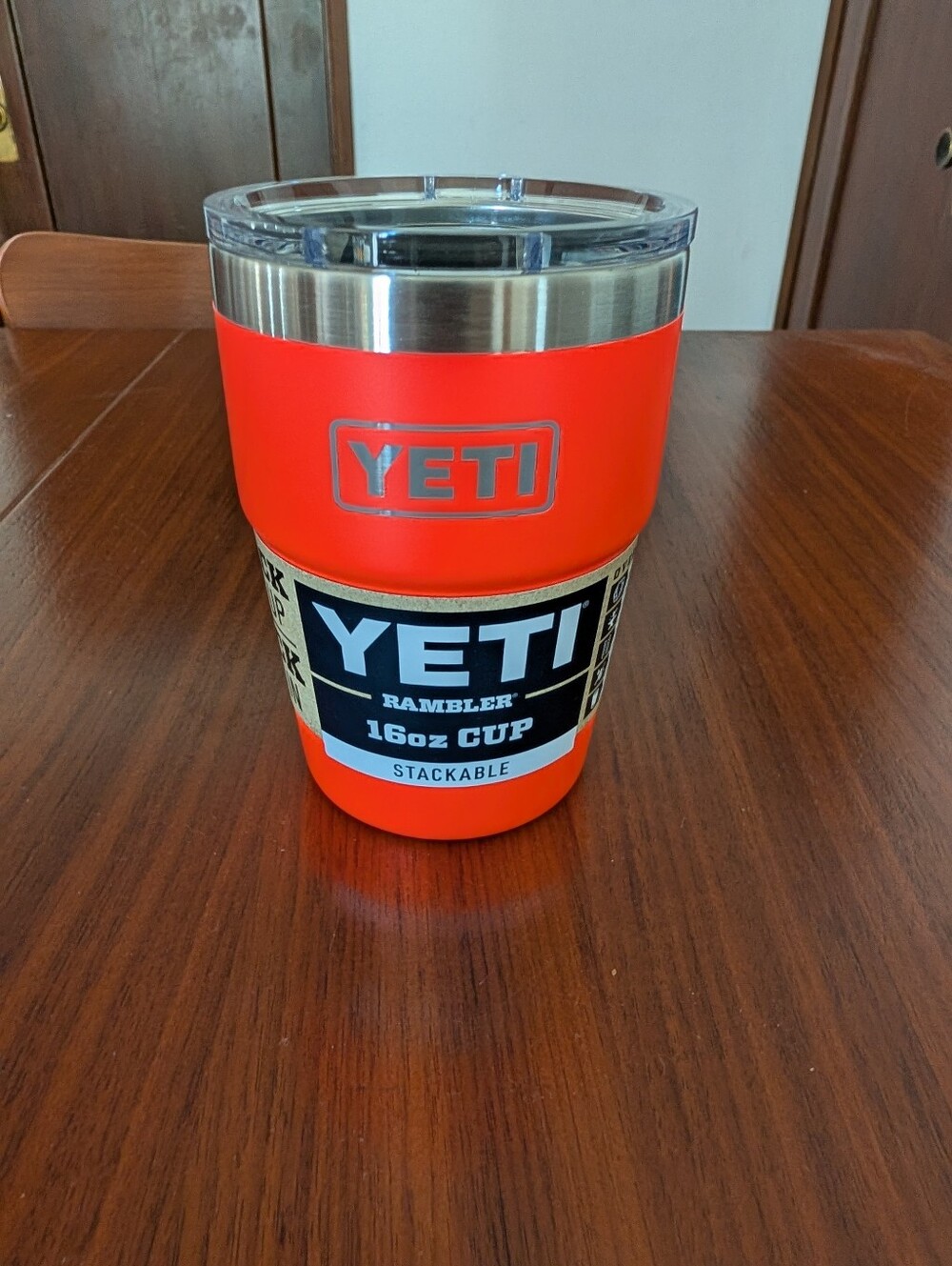 YETI Rambler 16oz Stackable Cup Solar Flare w/Magslider Lid Brand New